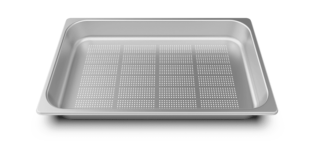 FORO.STEEL65 unox commercial tray for steaming and sous vide GN 1/1, GN 2/1 TG830.
