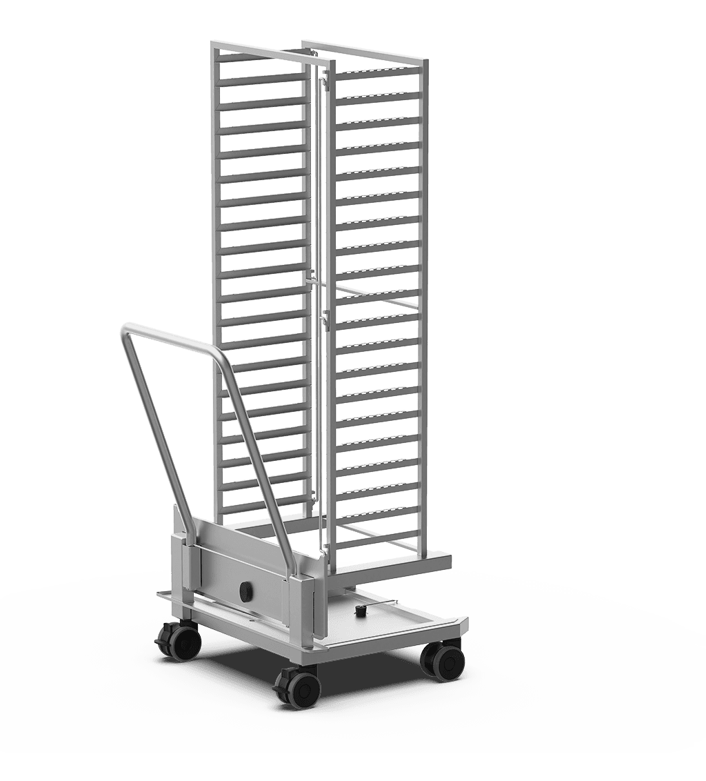 Unox Tray-holder trolley made of corrosion-resistant AISI 316L steel. XEVTL-2011.