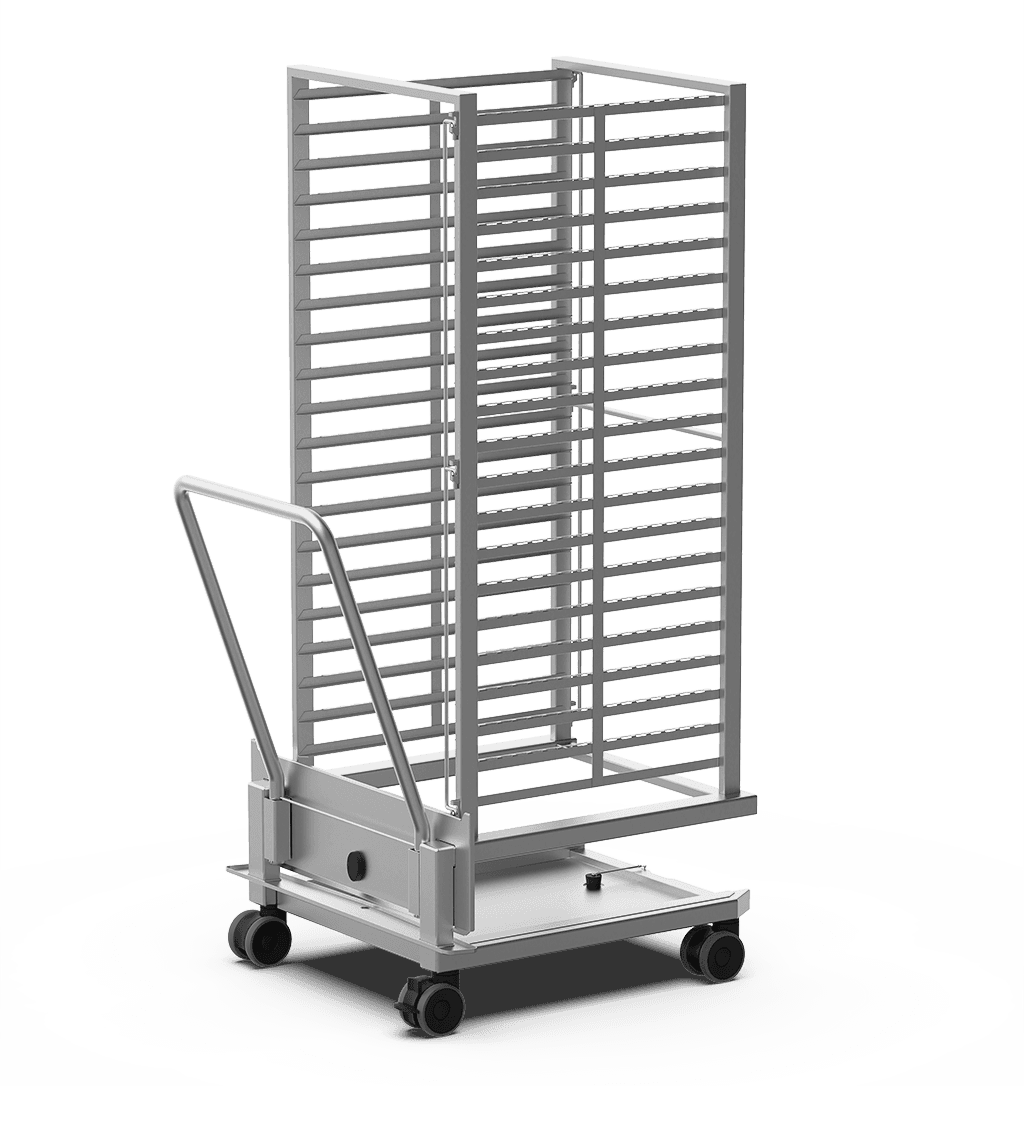 Unox Tray-holder trolley made of corrosion-resistant AISI 316L steel. XEVTL-2021.