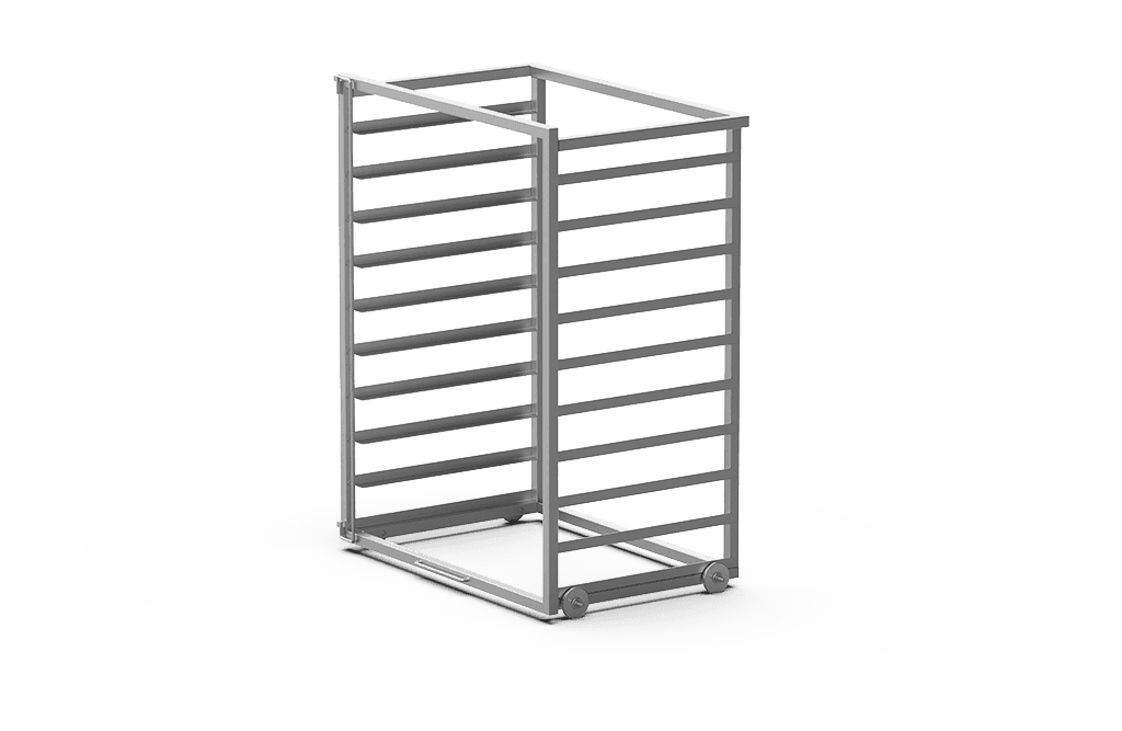 Unox It allows rapid loading and extraction of the trays, reducing the amount of time the door is open. XWBBC-10EU.