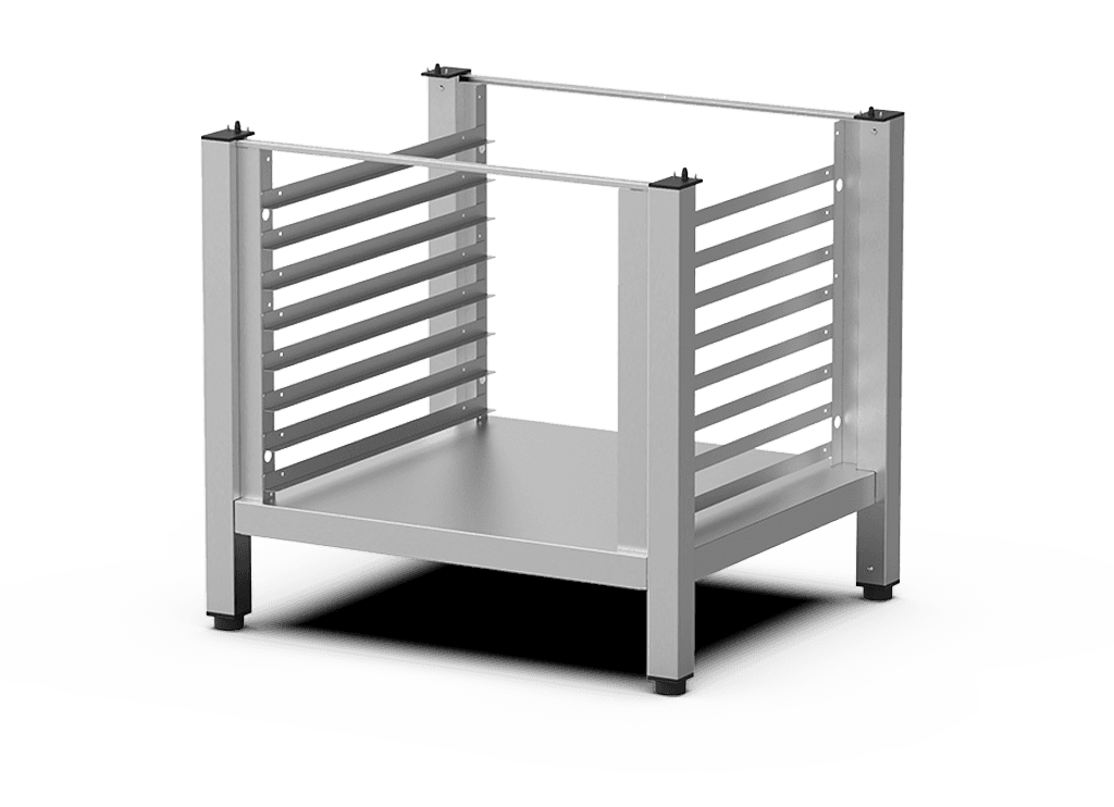 Unox The multifunctional support ideal for storing trays safely and place your oven at the perfect height to work. XEKRT-08EU-H.