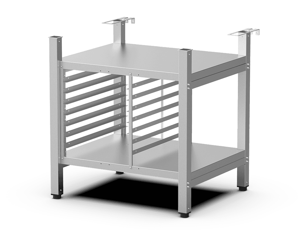 Unox The multifunctional support ideal for storing trays safely and place your oven at the perfect height to work. XWARC-07EF-UH.