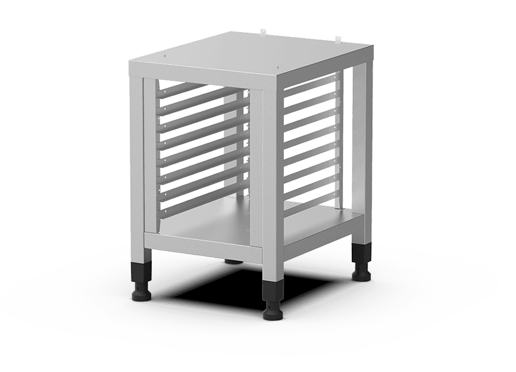 Unox The multifunctional support ideal for storing trays safely and place your oven at the perfect height to work. XWPRA-0823-H.