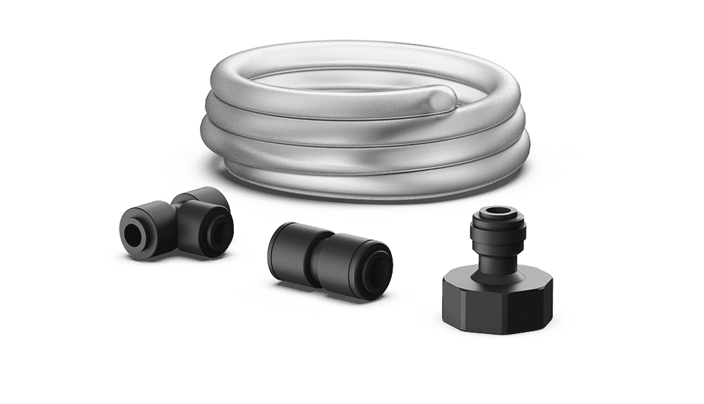 Unox This kit includes everything you need to connect additional equipment and accessories to the water mains. XC615.