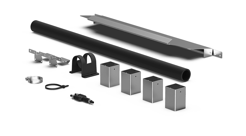 Unox This kit includes everything you need to install and stack two electric ovens. XC651.