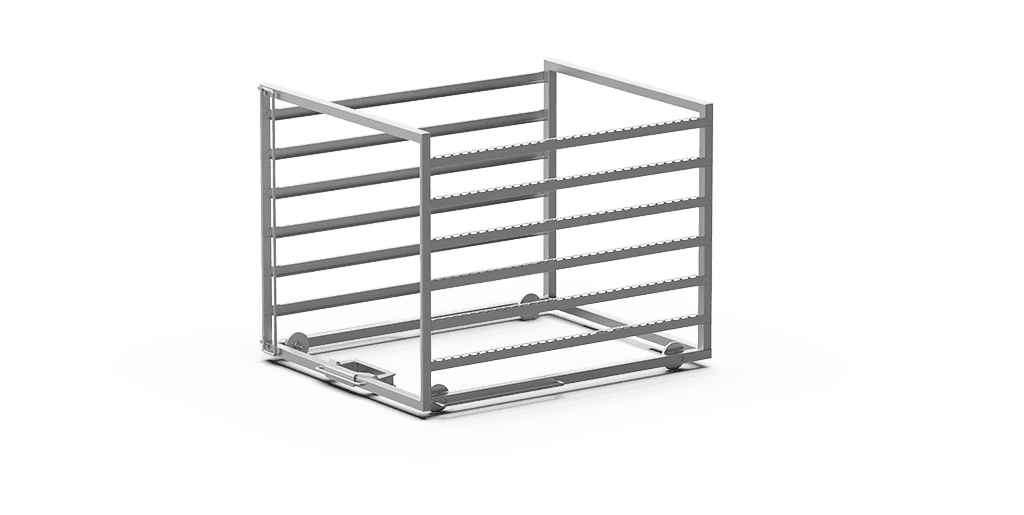 Unox It allows rapid loading and extraction of the trays, reducing the amount of time the door is open. XWVBC-0621.