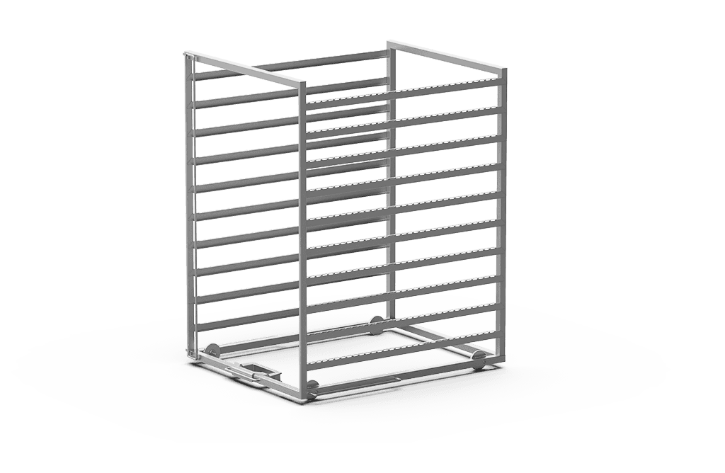 Unox It allows rapid loading and extraction of the trays, reducing the amount of time the door is open. XWVBC-1021.