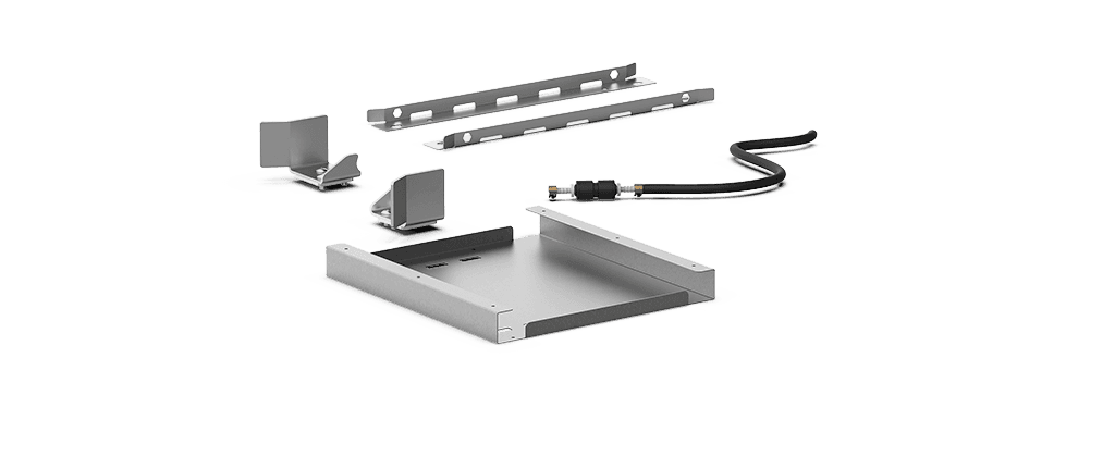 Unox It allows the secure coupling of the trolley to a neutral cabinet. XWVYC-CK11.