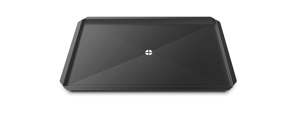 带中央孔的防粘商用烤盘，用于将食物液体和脂肪导向商用烤箱的排水口 XUC046.