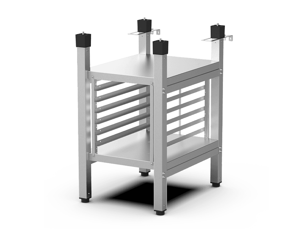 Unox The multifunctional support ideal for storing trays safely and place your oven at the perfect height to work. XWCRC-0613-UH.