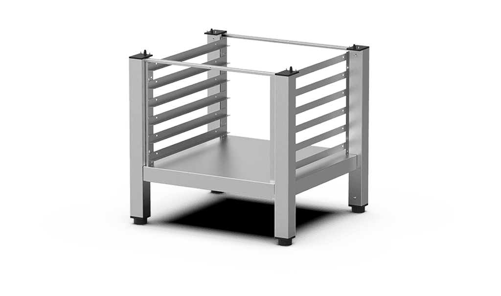Unox Support for placing the oven at the perfect height for working or for stacking the ovens in a column. XWKRT-06HS-M.